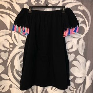 ASOS Tassel Off Shoulder Cover Up